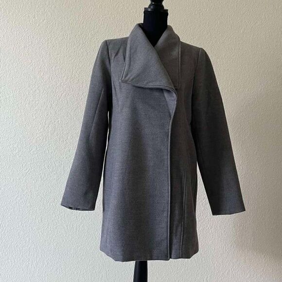 NEVER Every Day Cozy Womens Long Sleeve coat/jacket Gray Sz M - Picture 15 of 15